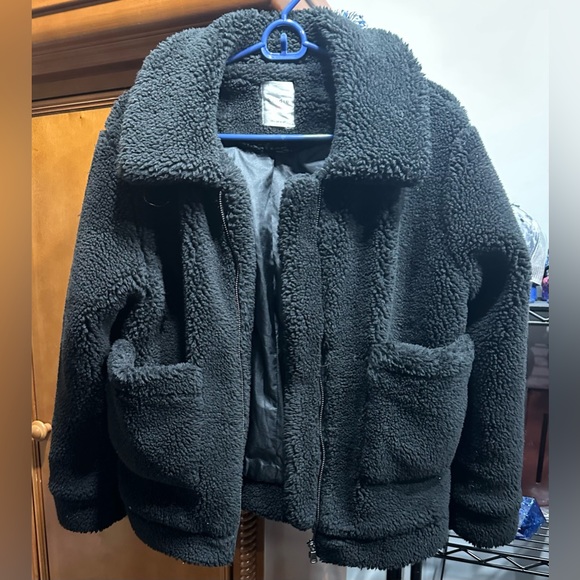 Elodie, girl, fleece jacket black size large - Picture 2 of 5